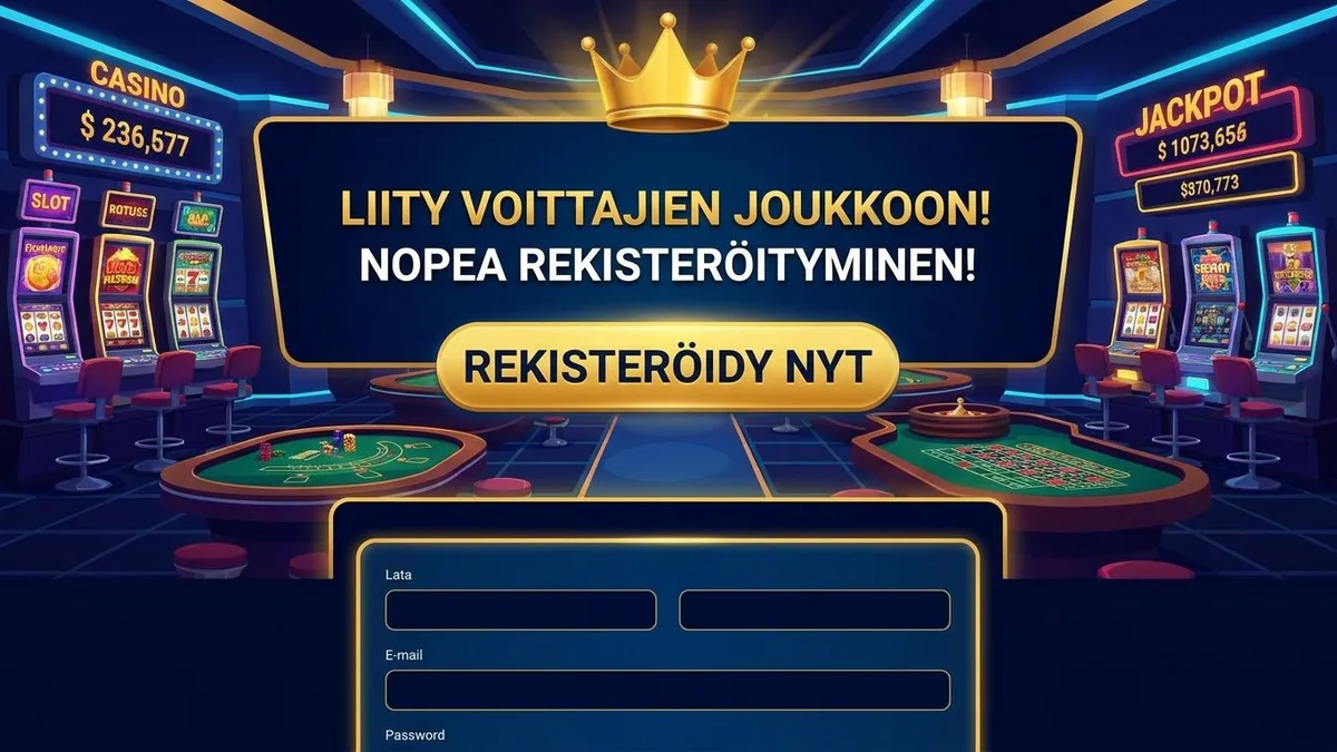 Rekisteröidy bonuksella